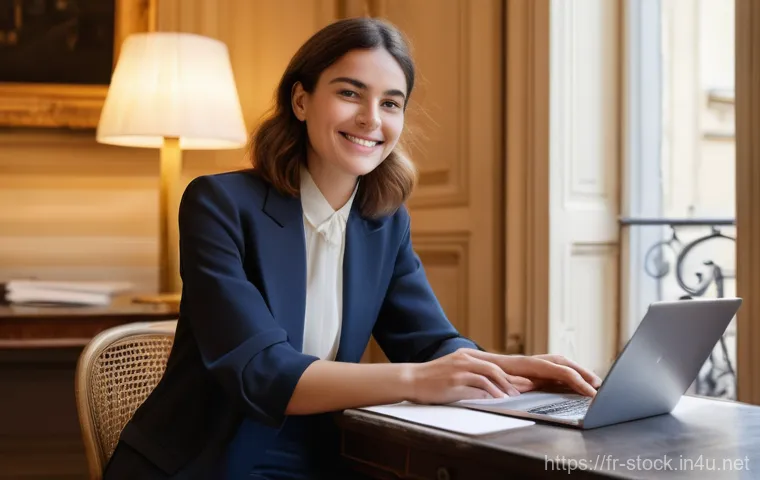 증권투자상담사와 고객 만족도 높이는 법 - **Prompt 1: The Empowered French Novice Investor**
    "A young French woman, approximately 28 years...